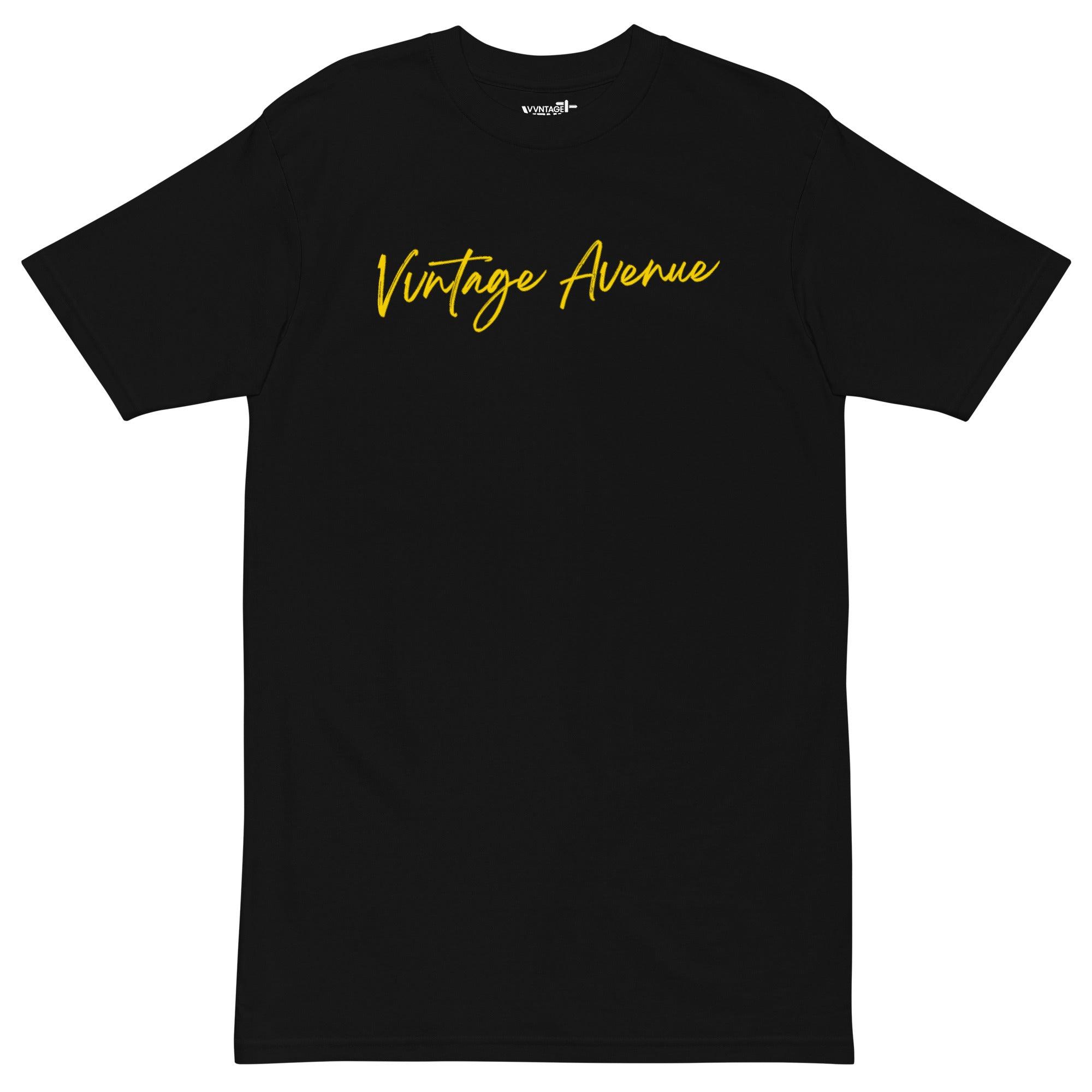 VVNTAGE Signature Premium T-Shirt (Heavyweight) (GOLD Edition) - VVNTAGE AVENUE CLOTHING CO.