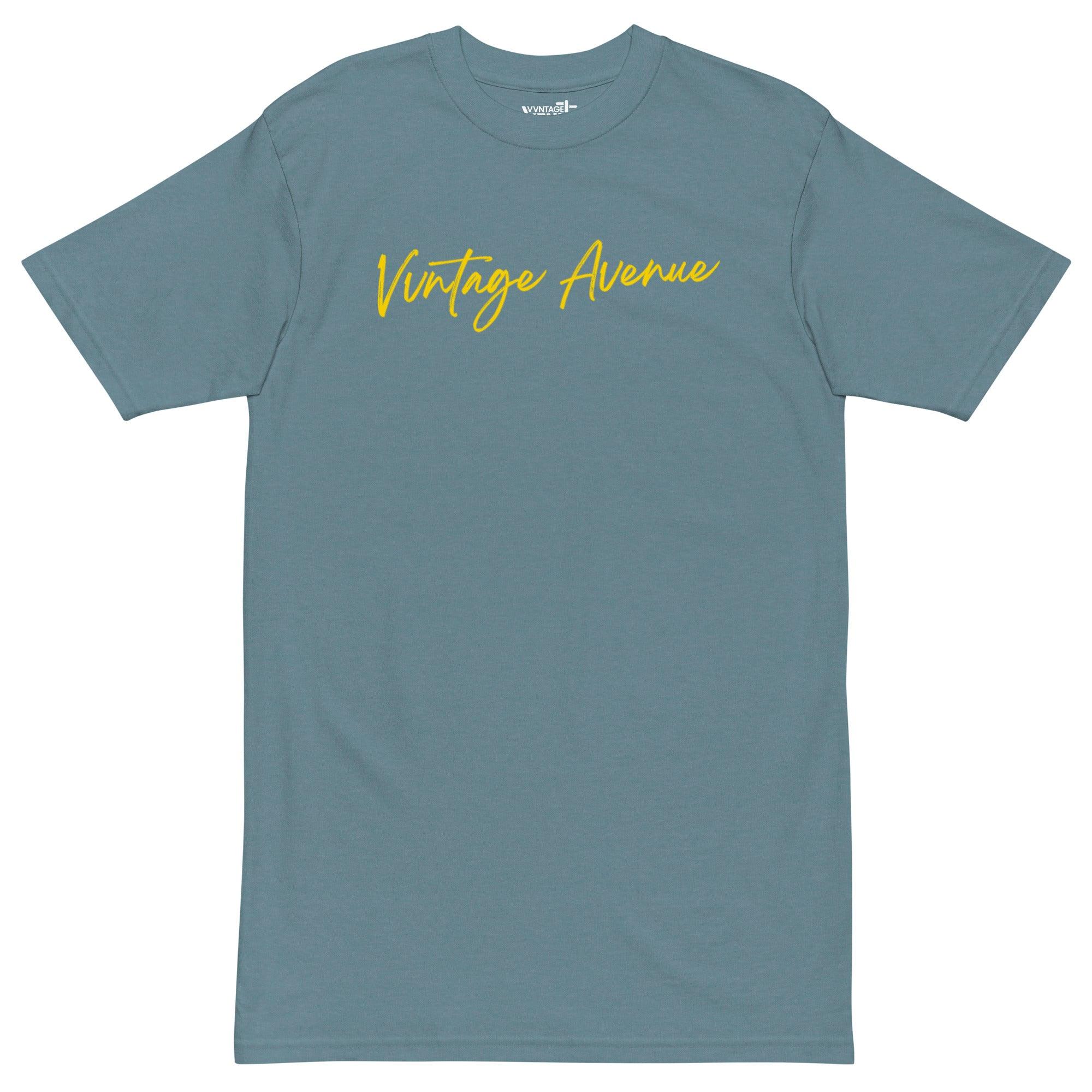 VVNTAGE Signature Premium T-Shirt (Heavyweight) (GOLD Edition) - VVNTAGE AVENUE CLOTHING CO.